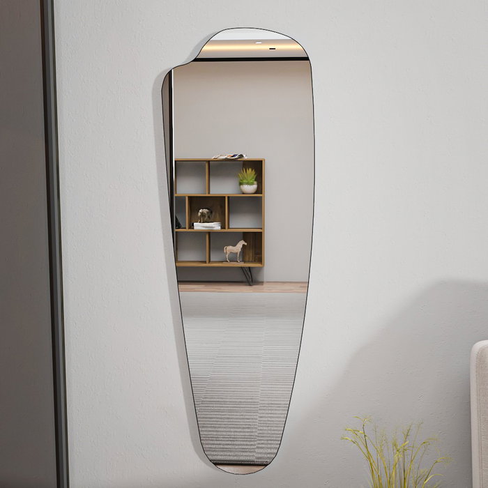 Hanah Home Espejo Cheval Transparente MDF 40x120 cm